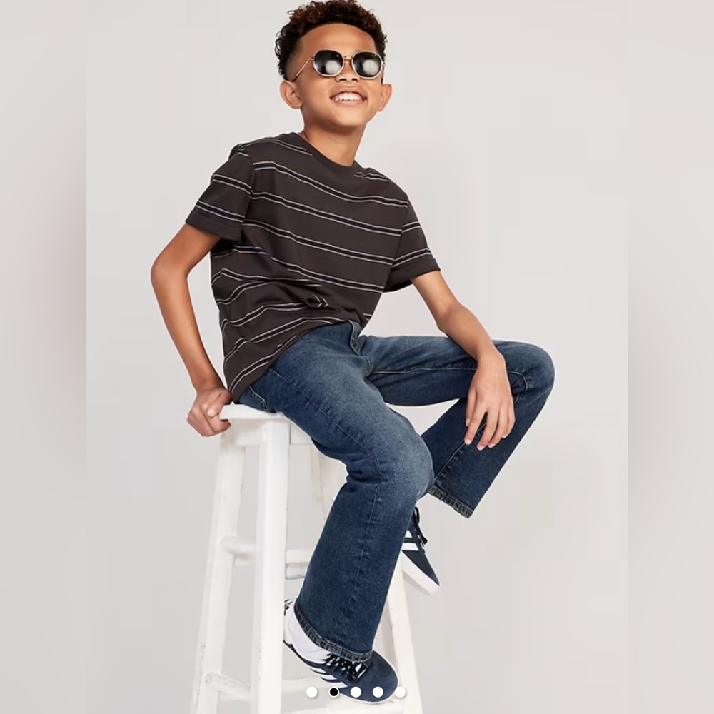 NWT Boys Built-In Flex Boot Cut Jeans